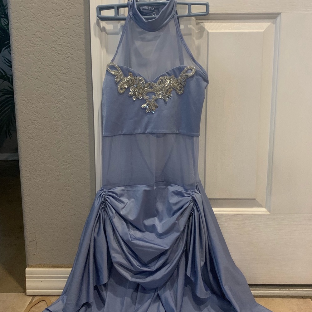 Blue dance costume